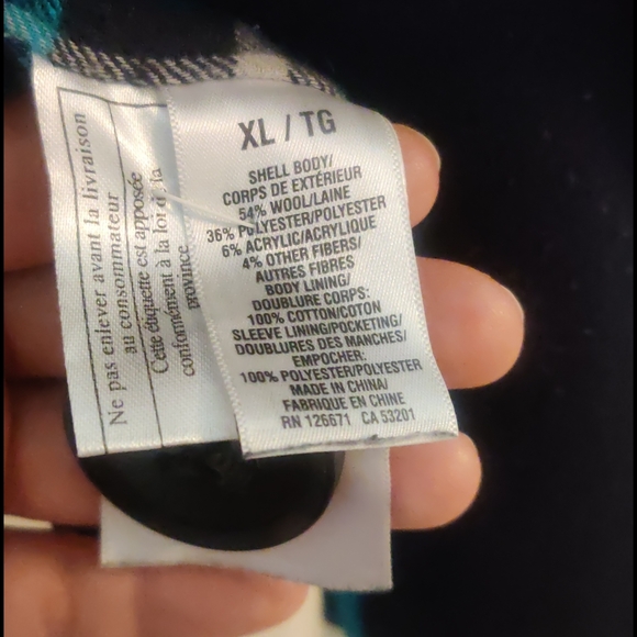 Aeropostal Women Blue Short Coat - Picture 9 of 10